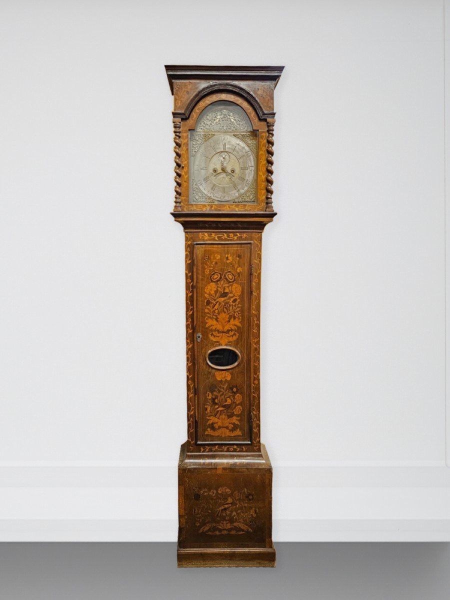Orologio a pendola Olandese intarsiato - Primi anni XIX Sec.