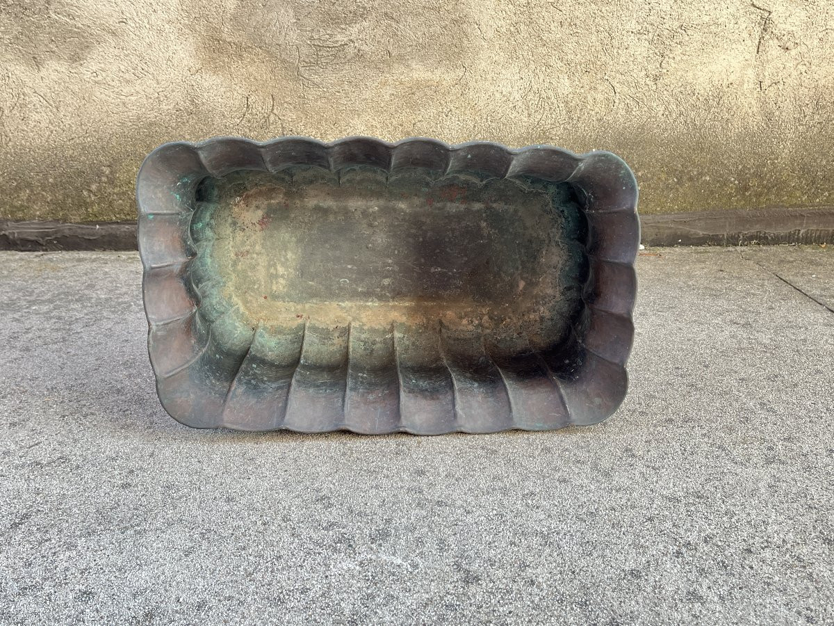 Fioriere Antiche in Rame – Set di 4 Pezzi-photo-4