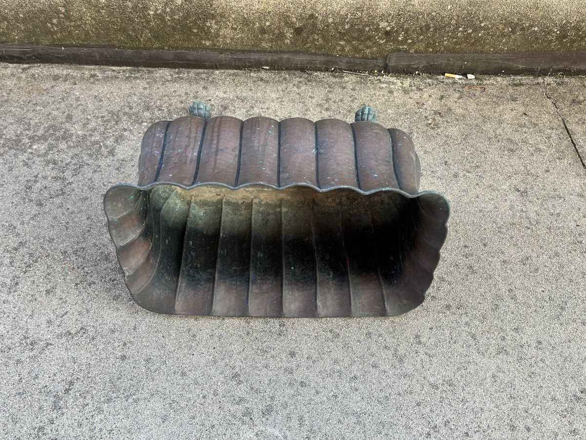 Fioriere Antiche in Rame – Set di 4 Pezzi-photo-5