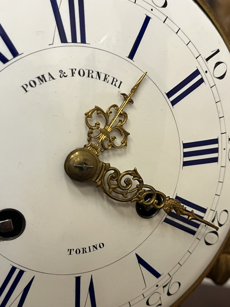 Orologio in bronzo dorato - Seconda metà XIX Sec.-photo-8