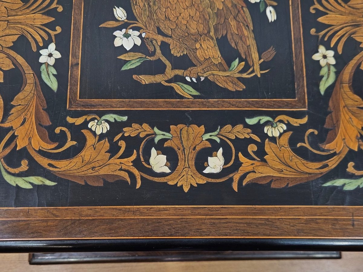 Tavolino antico fiorentino – Bottega Falcini, XIX secolo-photo-2