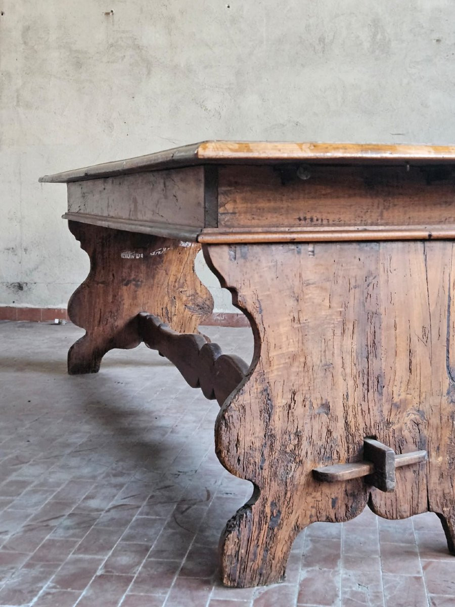 Tavolo da pranzo fratino in noce-photo-3