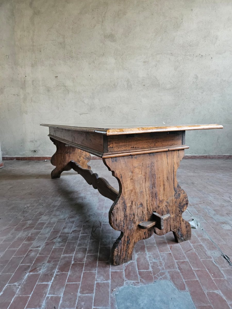 Tavolo da pranzo fratino in noce-photo-4