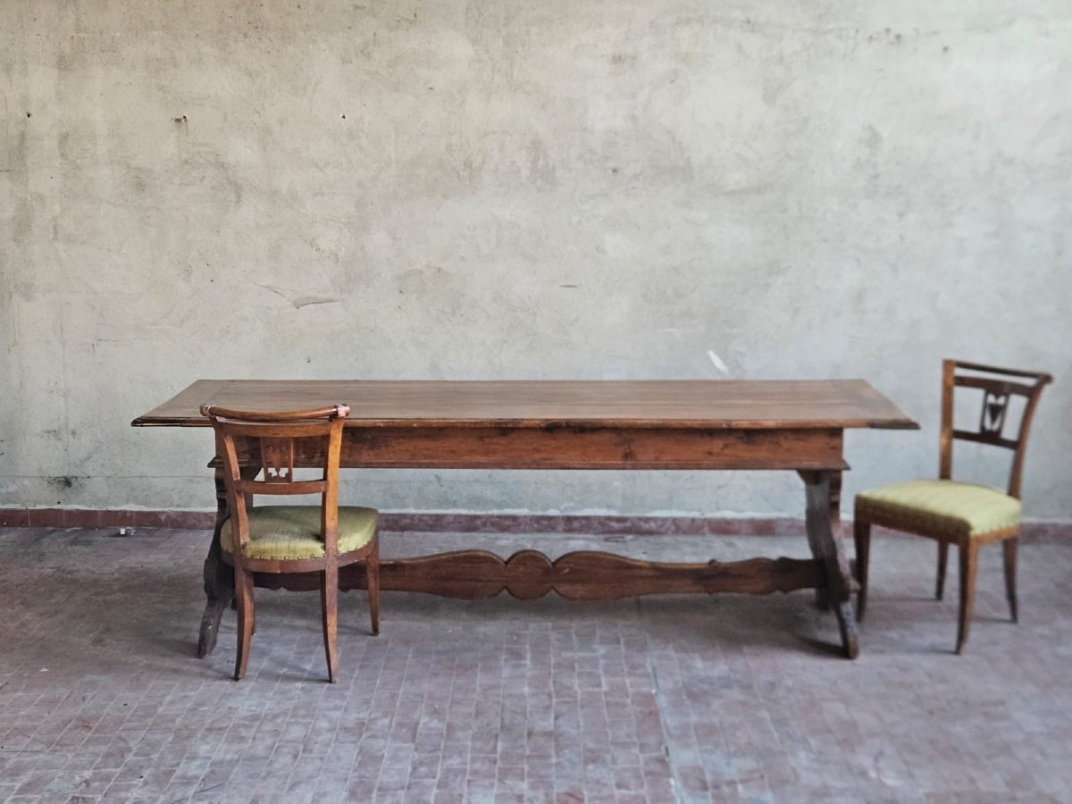 Tavolo da pranzo fratino in noce-photo-1