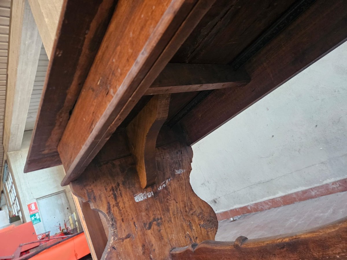 Tavolo da pranzo fratino in noce-photo-2