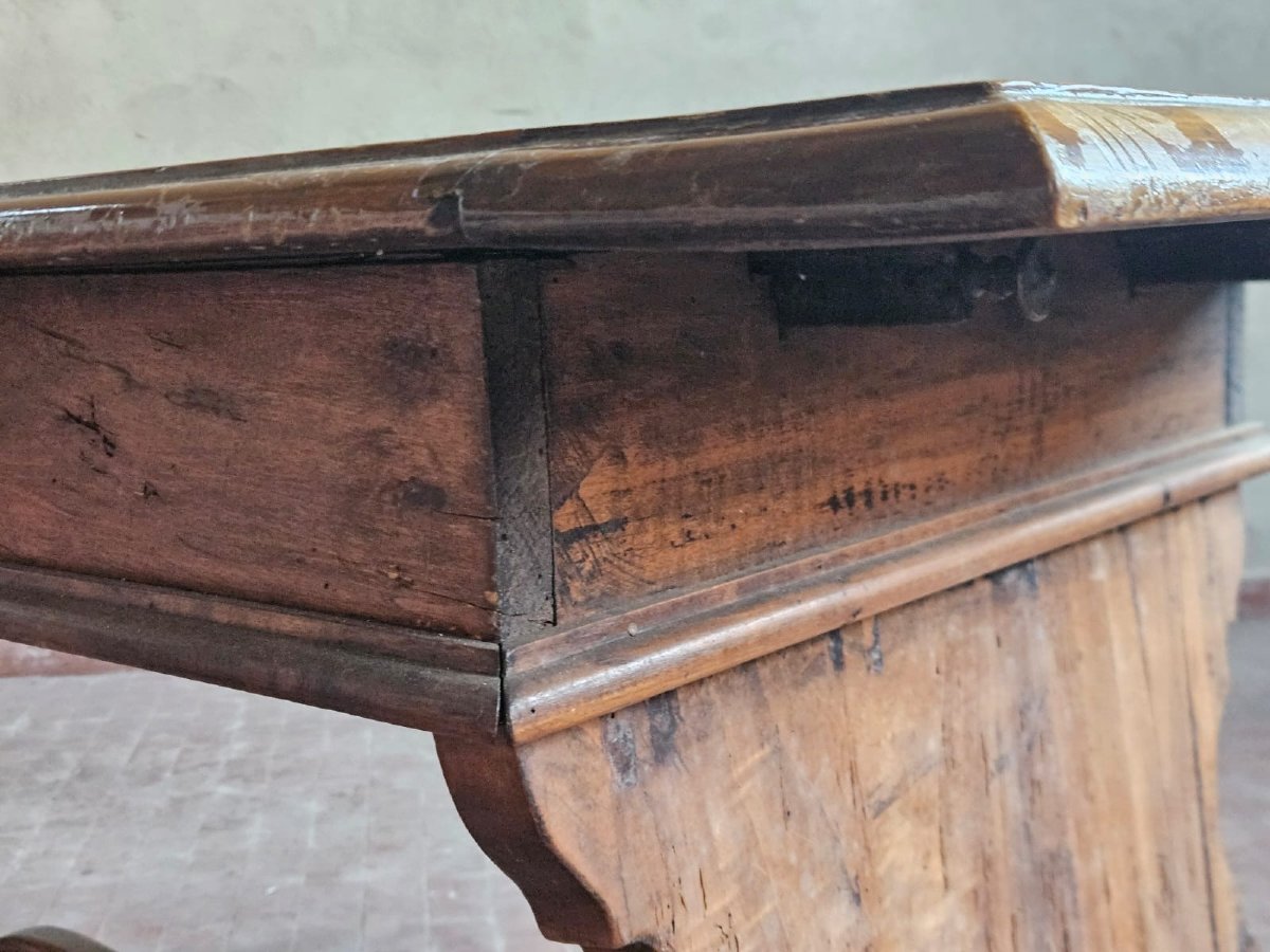 Tavolo da pranzo fratino in noce-photo-4