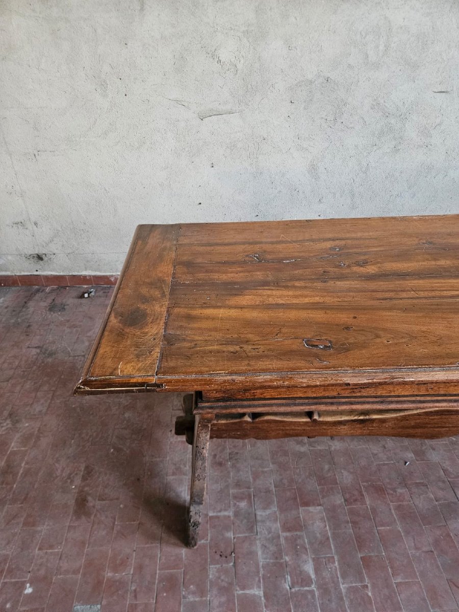 Tavolo da pranzo fratino in noce-photo-5