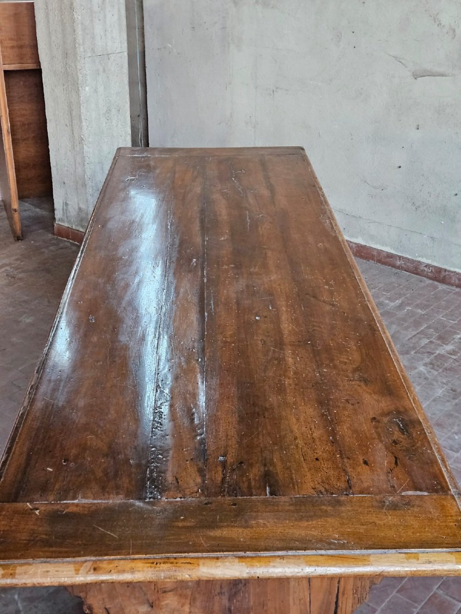 Tavolo da pranzo fratino in noce-photo-7