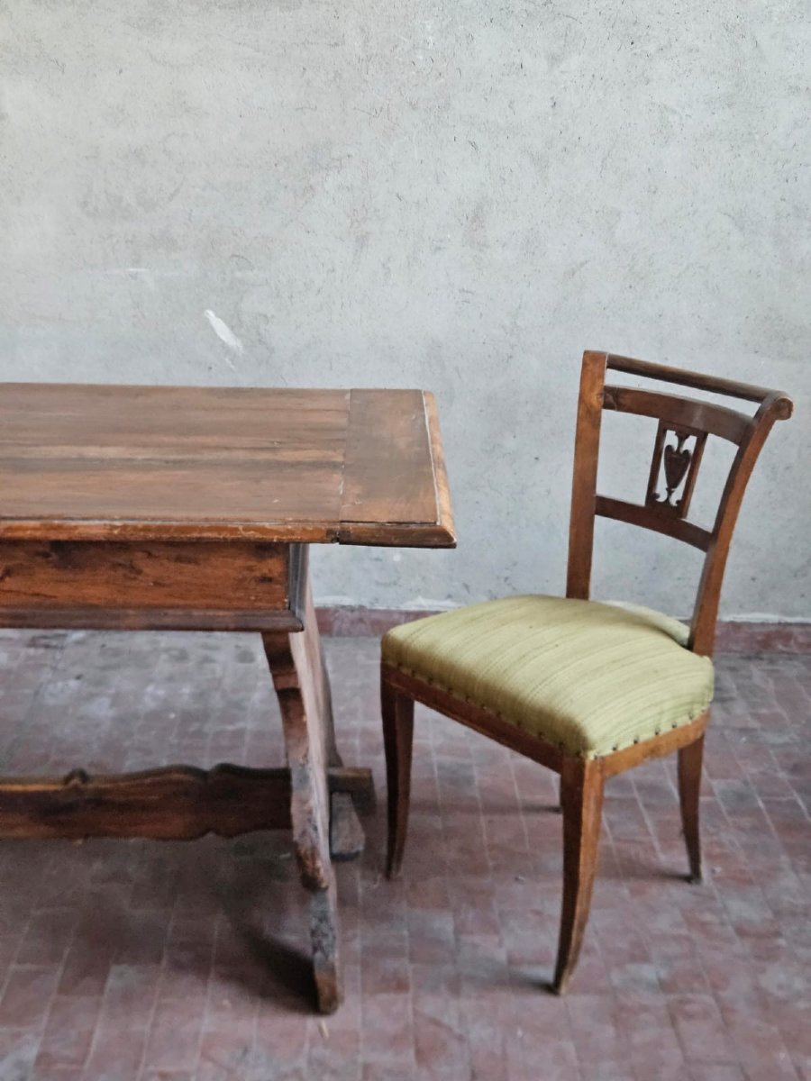 Tavolo da pranzo fratino in noce-photo-8