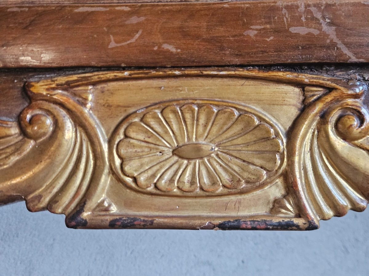 Divanetto Impero con seduta in paglia di Vienna-photo-3