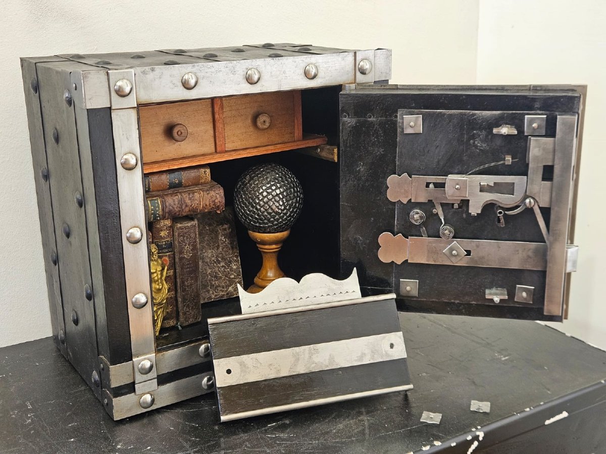Cassaforte borchiata – fine XIX secolo-photo-4