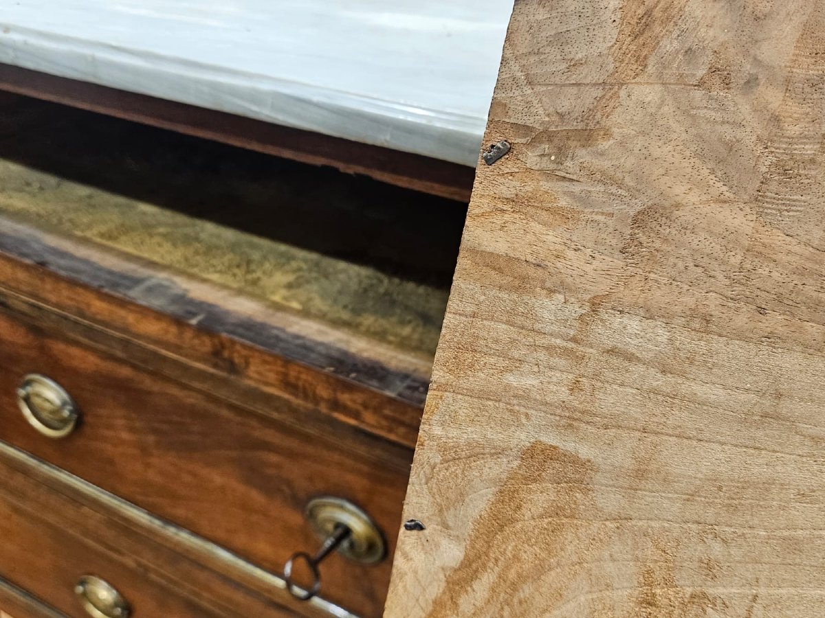 Cassettone Luigi XVI in noce – Piemonte, fine XVIII secolo-photo-4