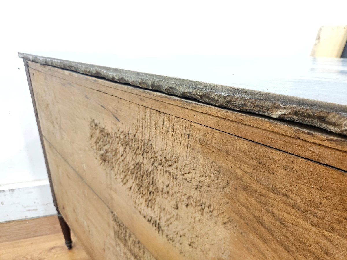 Cassettone Luigi XVI in noce – Piemonte, fine XVIII secolo-photo-5