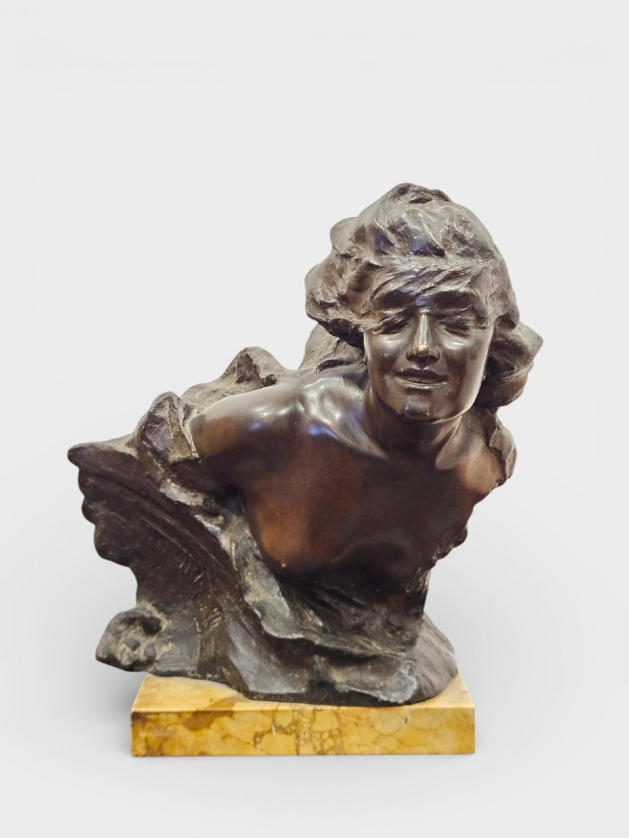 Bronzo firmato G. Parente su base in marmo – fine XIX