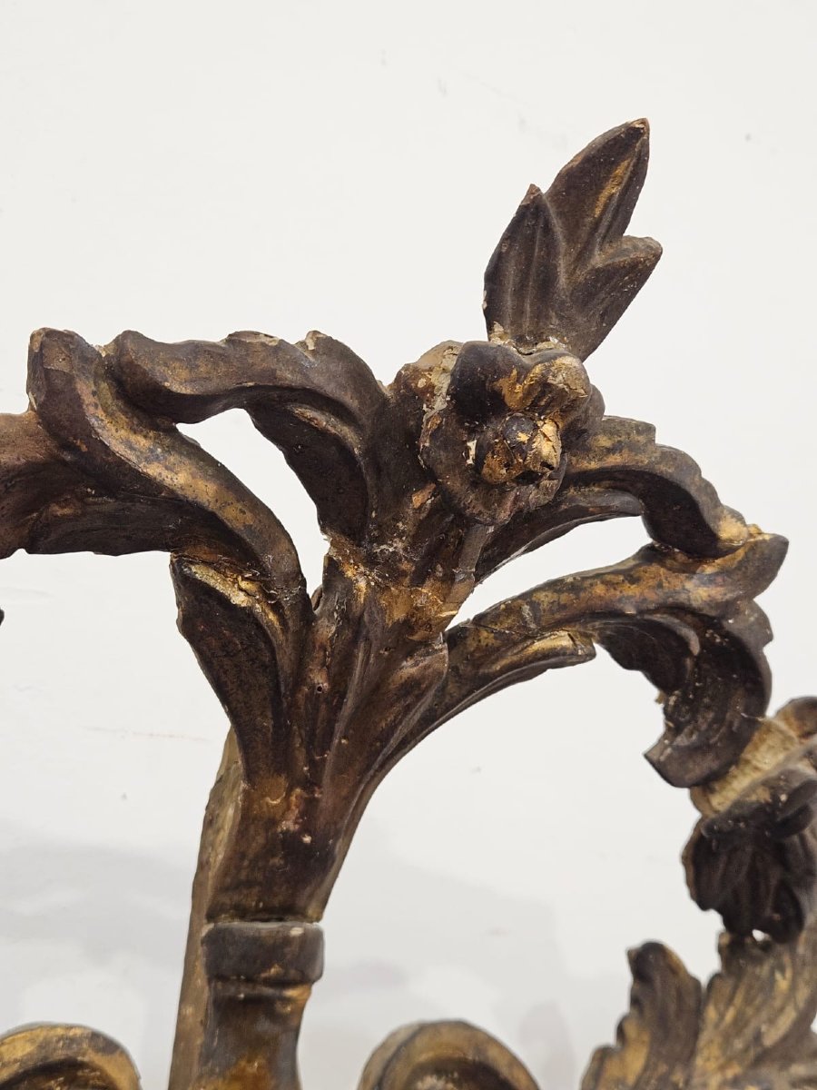 Imponente specchiera Luigi XVI in legno dorato – XVIII secolo-photo-4