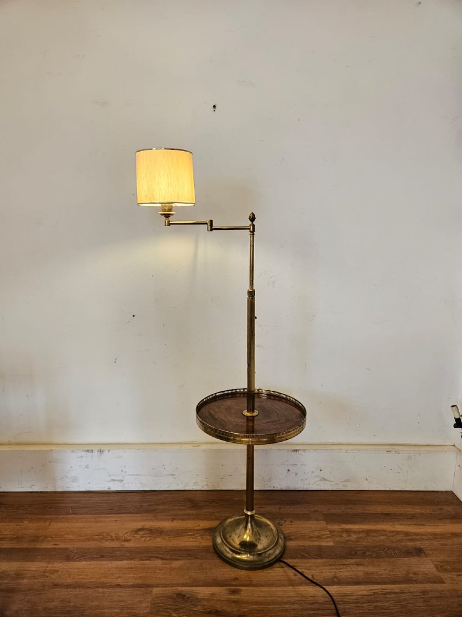 Tavolino da lettura con lampada integrata, XX secolo-photo-1