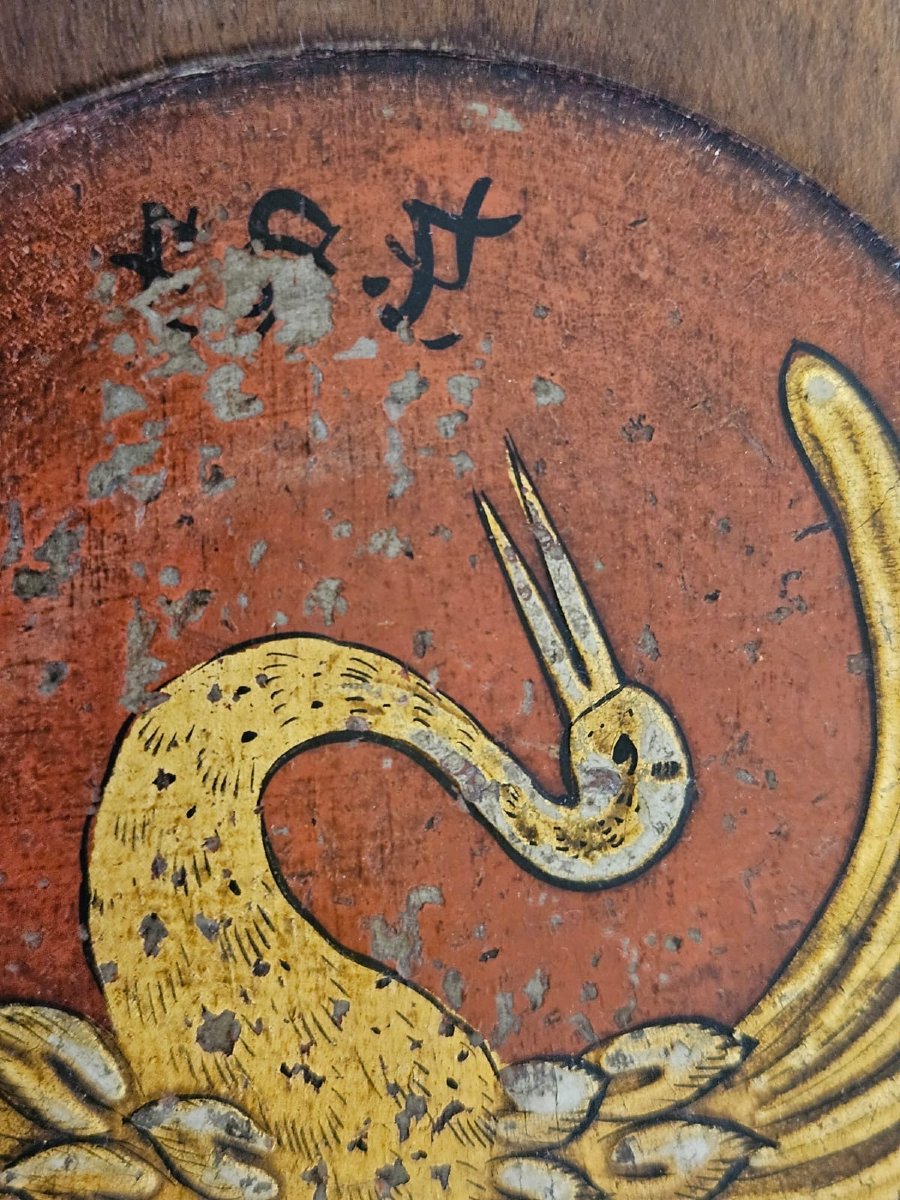 Lampada da terra con tavolino integrato, XX secolo-photo-2