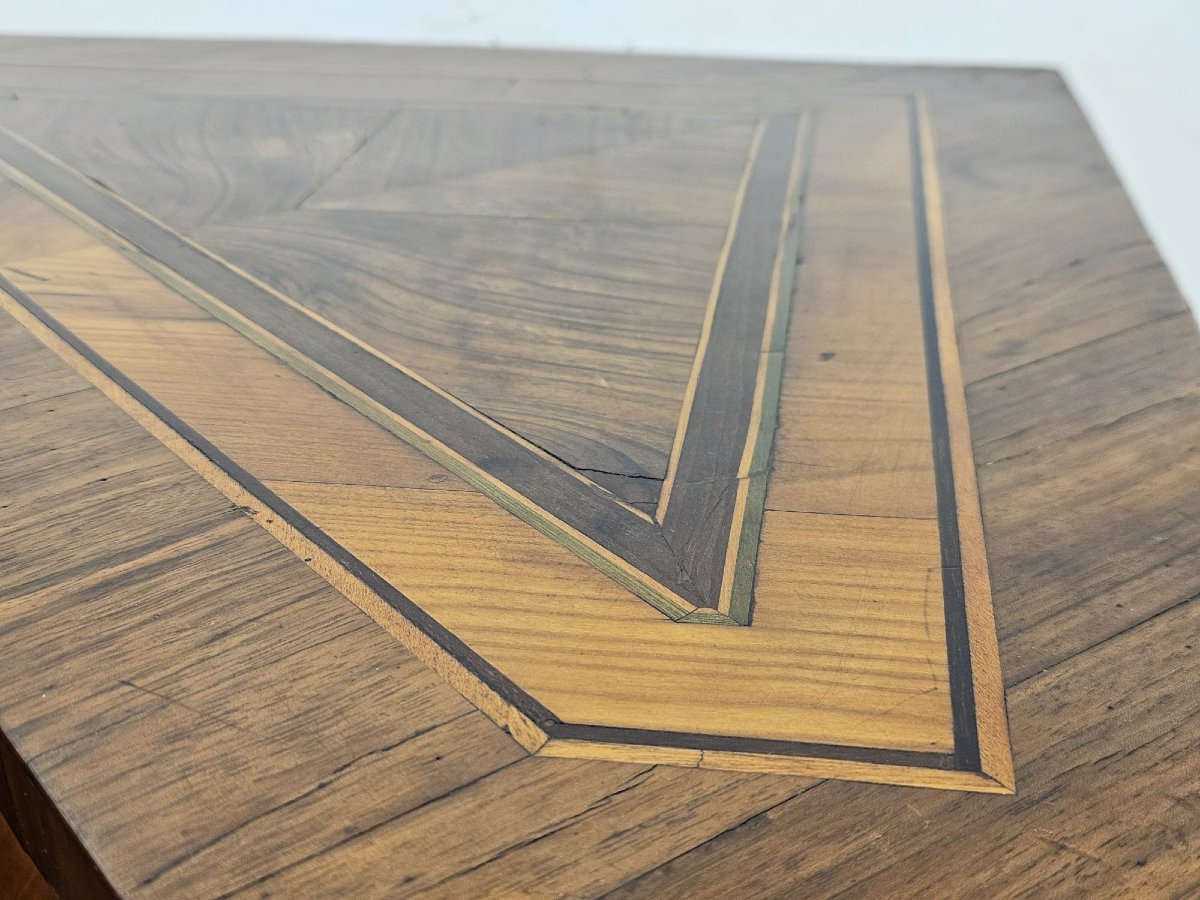 Coppia di angoliere lastronate in stile Luigi XVI, Primi'800-photo-5