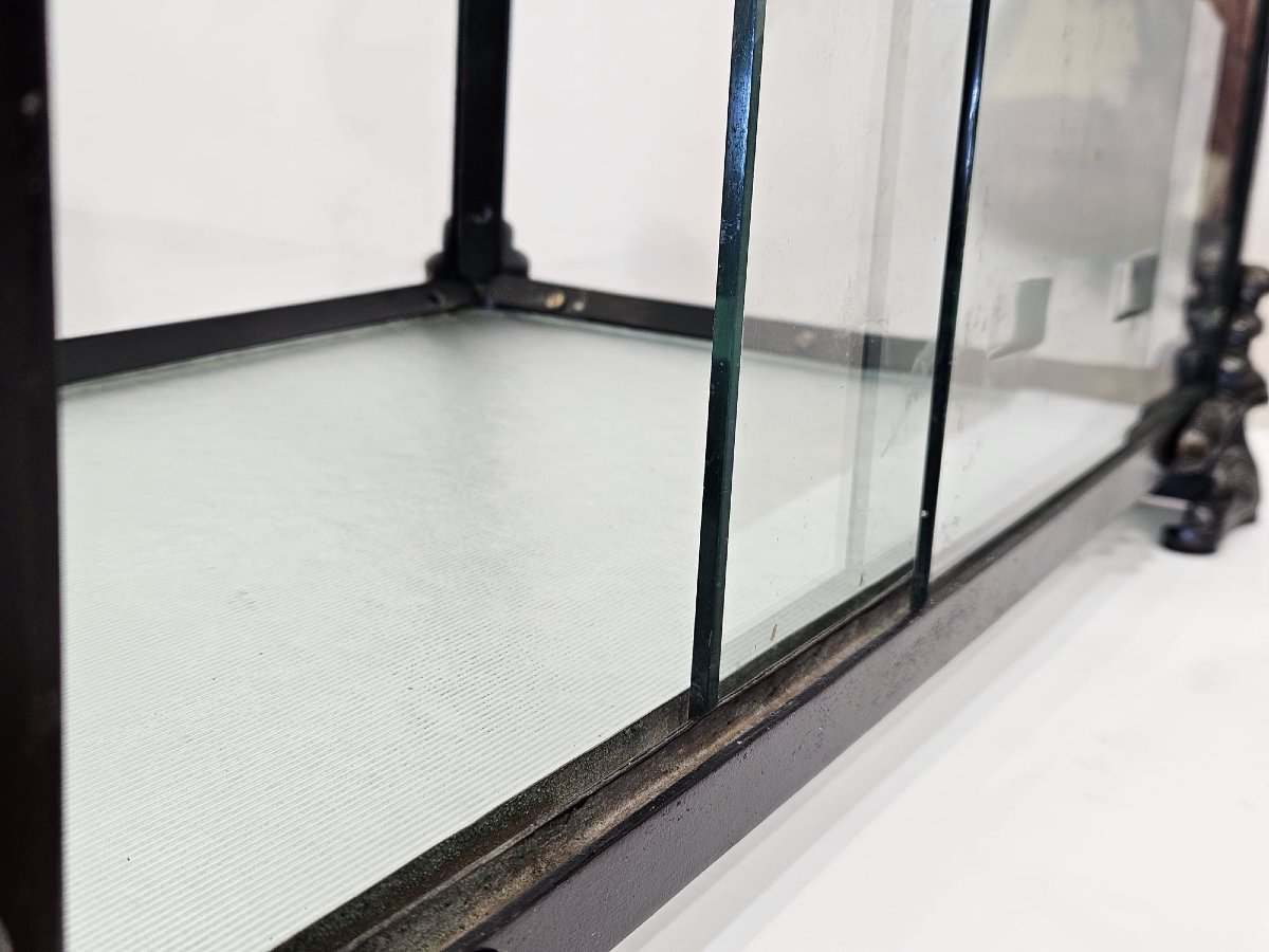 Teca espositiva in ferro, bronzo e vetro – Inizi XX secolo-photo-4