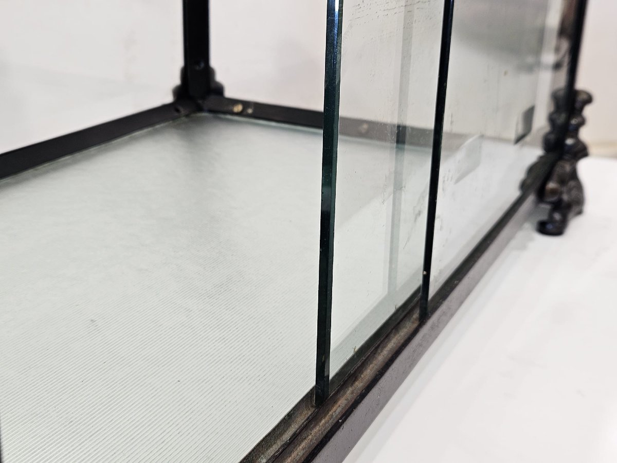 Teca espositiva in ferro, bronzo e vetro – Inizi XX secolo-photo-7