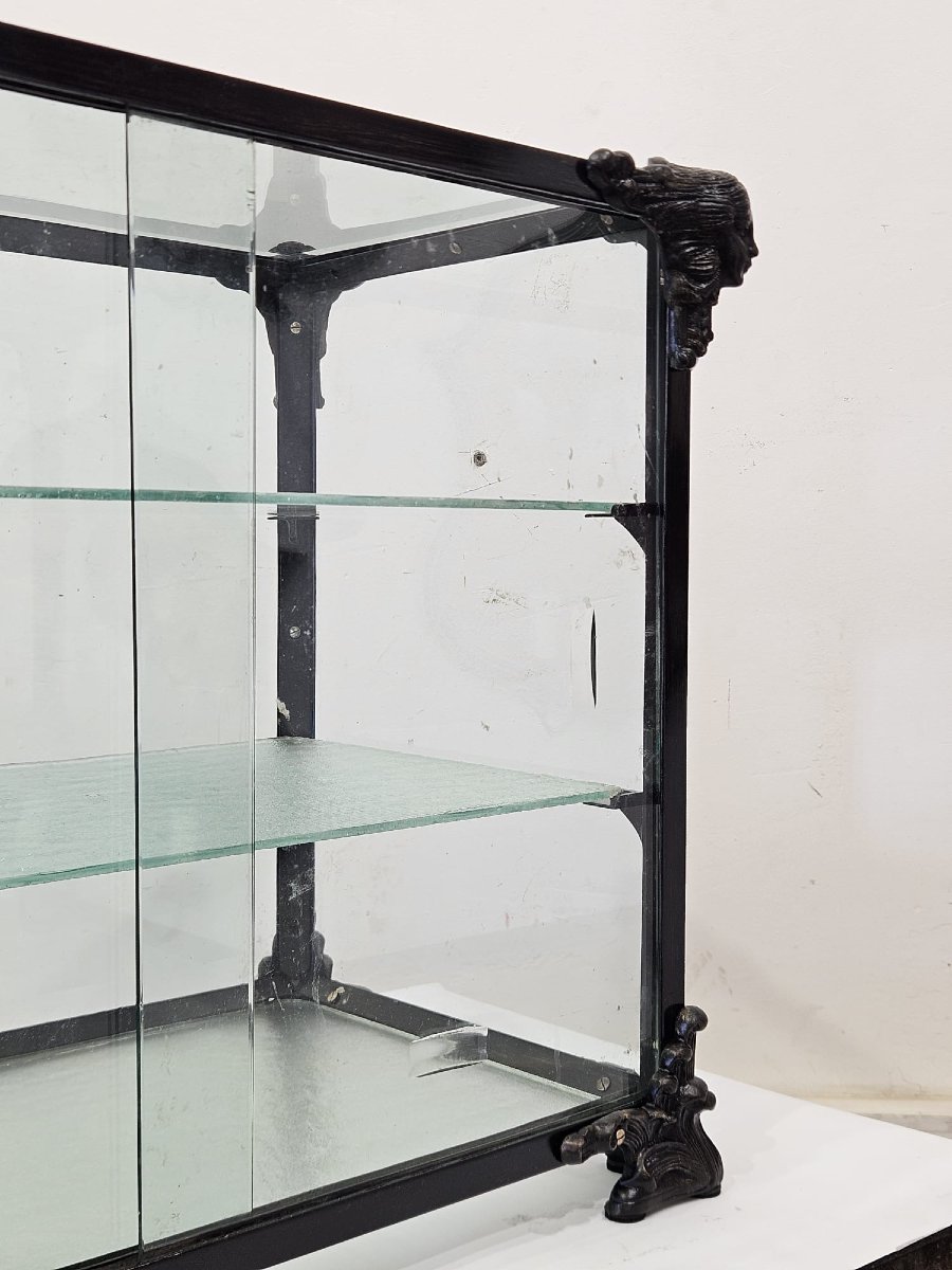 Teca espositiva in ferro, bronzo e vetro – Inizi XX secolo-photo-8