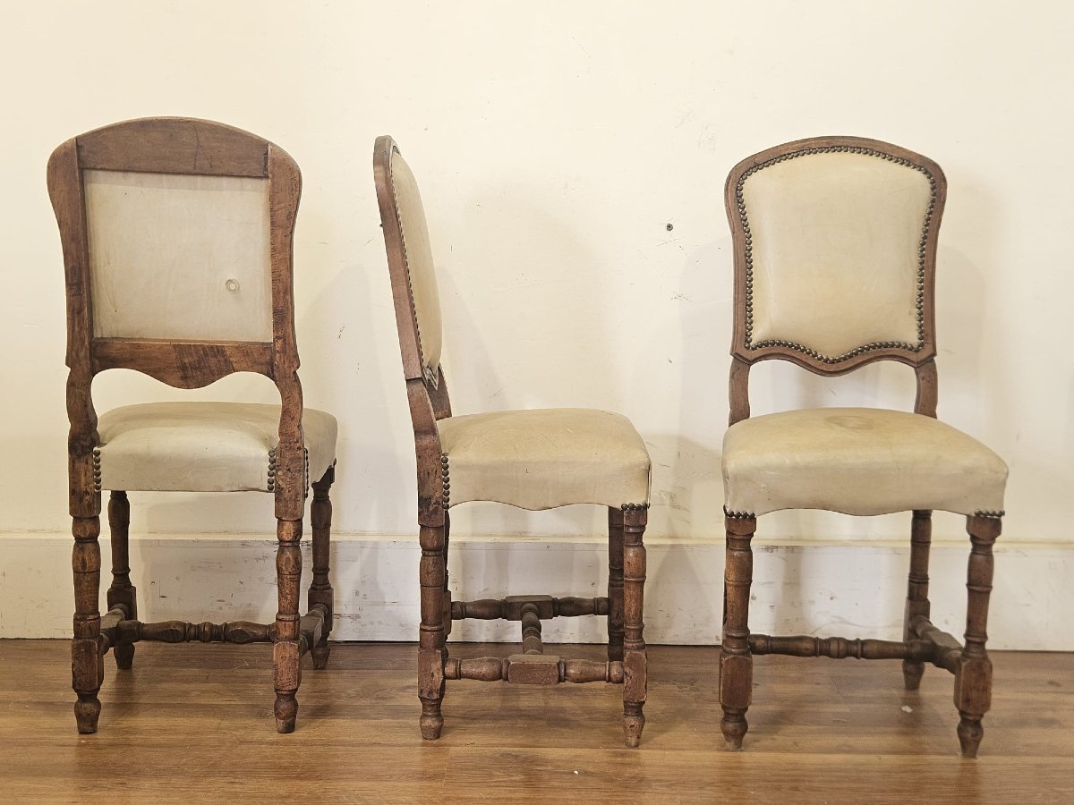 Serie di 6 sedie “rocchetto” piemontesi – XVIII secolo-photo-2