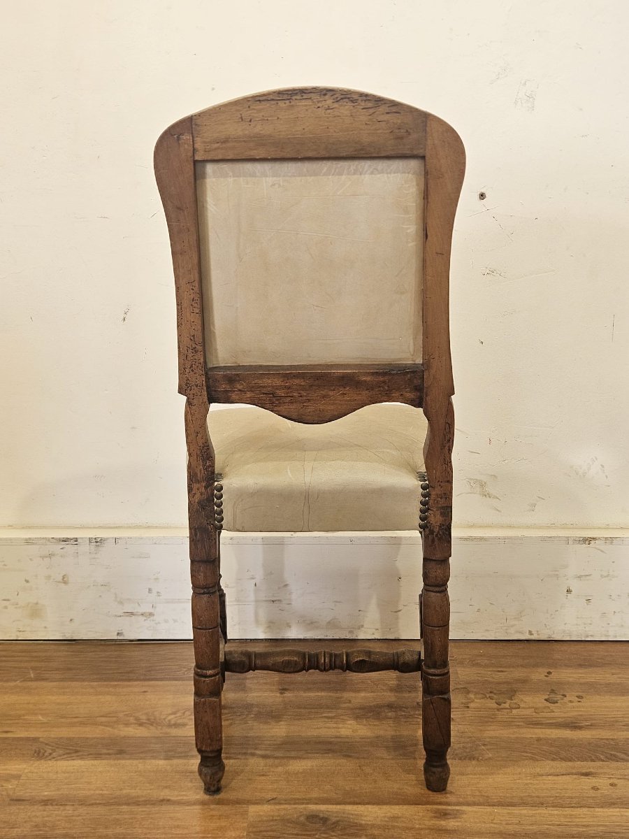 Serie di 6 sedie “rocchetto” piemontesi – XVIII secolo-photo-5