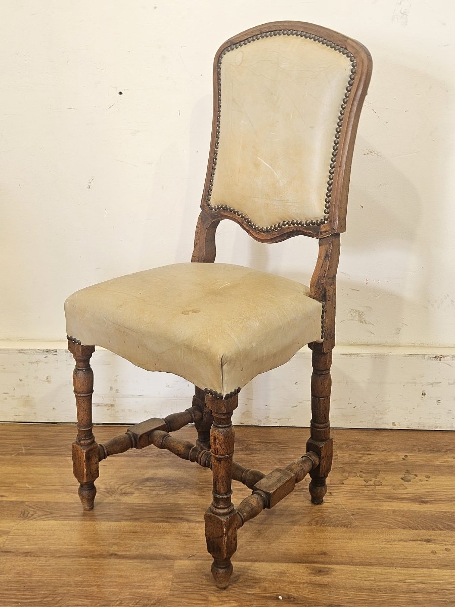 Serie di 6 sedie “rocchetto” piemontesi – XVIII secolo-photo-6