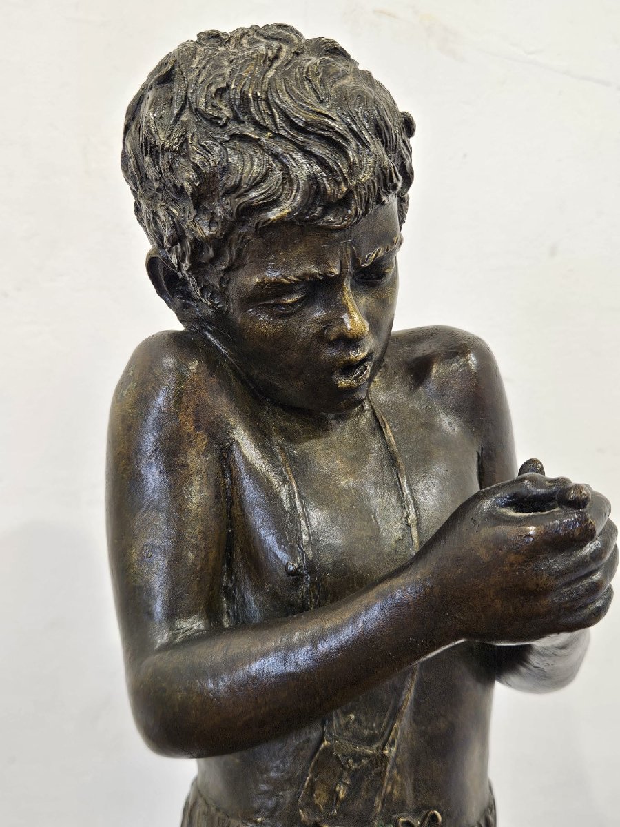 Scultura in bronzo attribuibile a Giuseppe Renda (1859-1939)-photo-4