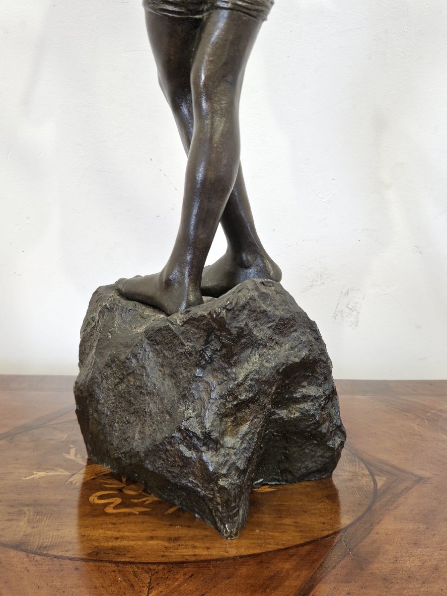 Scultura in bronzo attribuibile a Giuseppe Renda (1859-1939)-photo-2