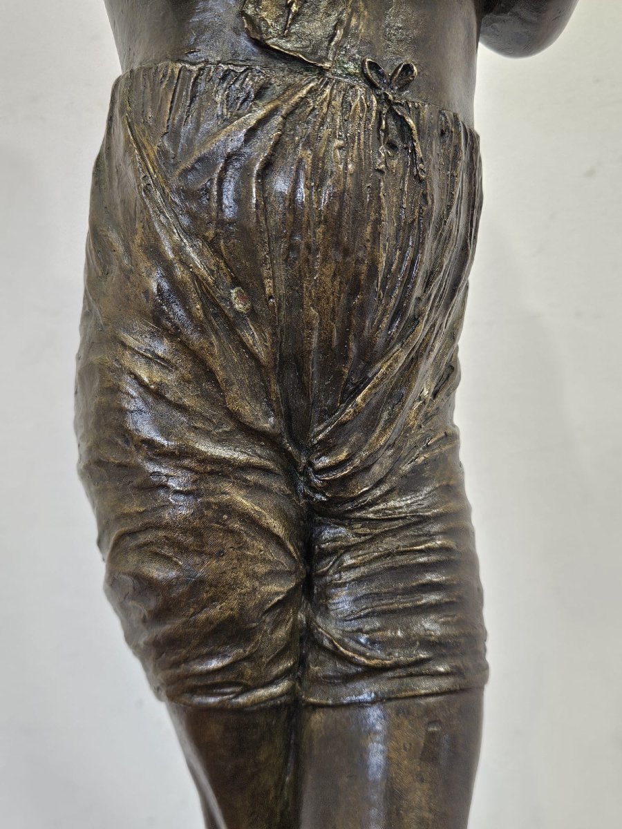 Scultura in bronzo attribuibile a Giuseppe Renda (1859-1939)-photo-3