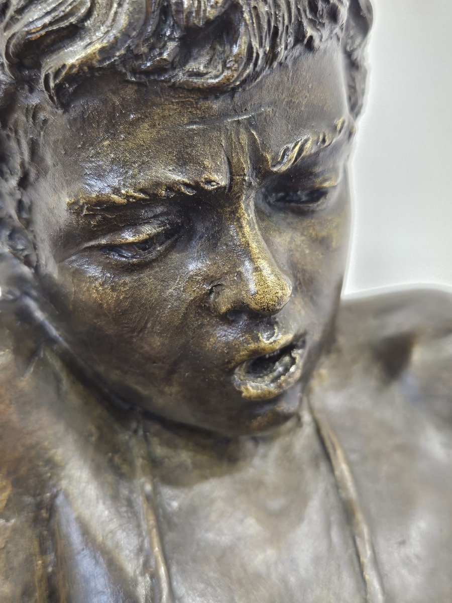 Scultura in bronzo attribuibile a Giuseppe Renda (1859-1939)-photo-4