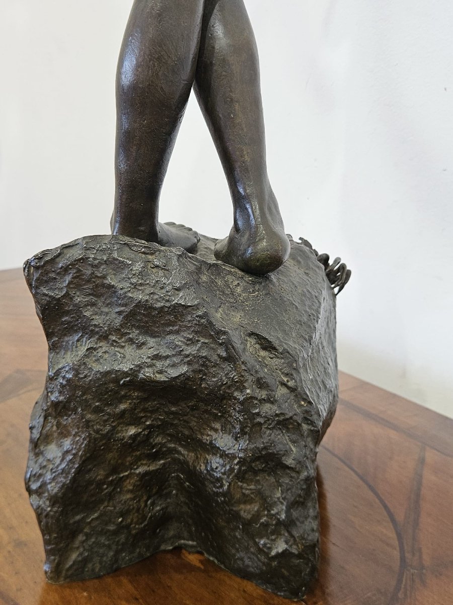 Scultura in bronzo attribuibile a Giuseppe Renda (1859-1939)-photo-6