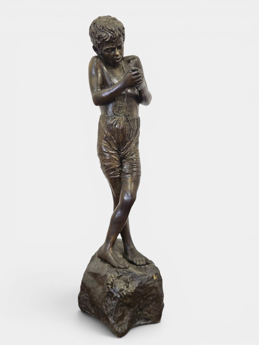Scultura in bronzo attribuibile a Giuseppe Renda (1859-1939)