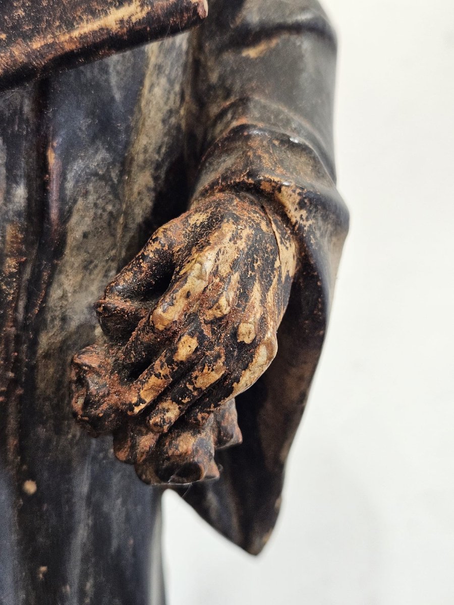 Scultura lignea raffigurante Dante Alighieri – XIX secolo-photo-6
