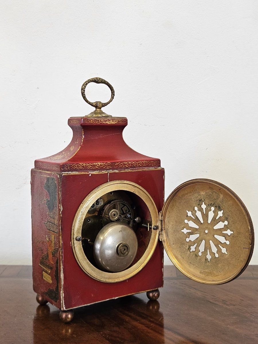 Raro orologio da viaggio francese "F. Auricoste Paris" – metà XIX secolo-photo-6