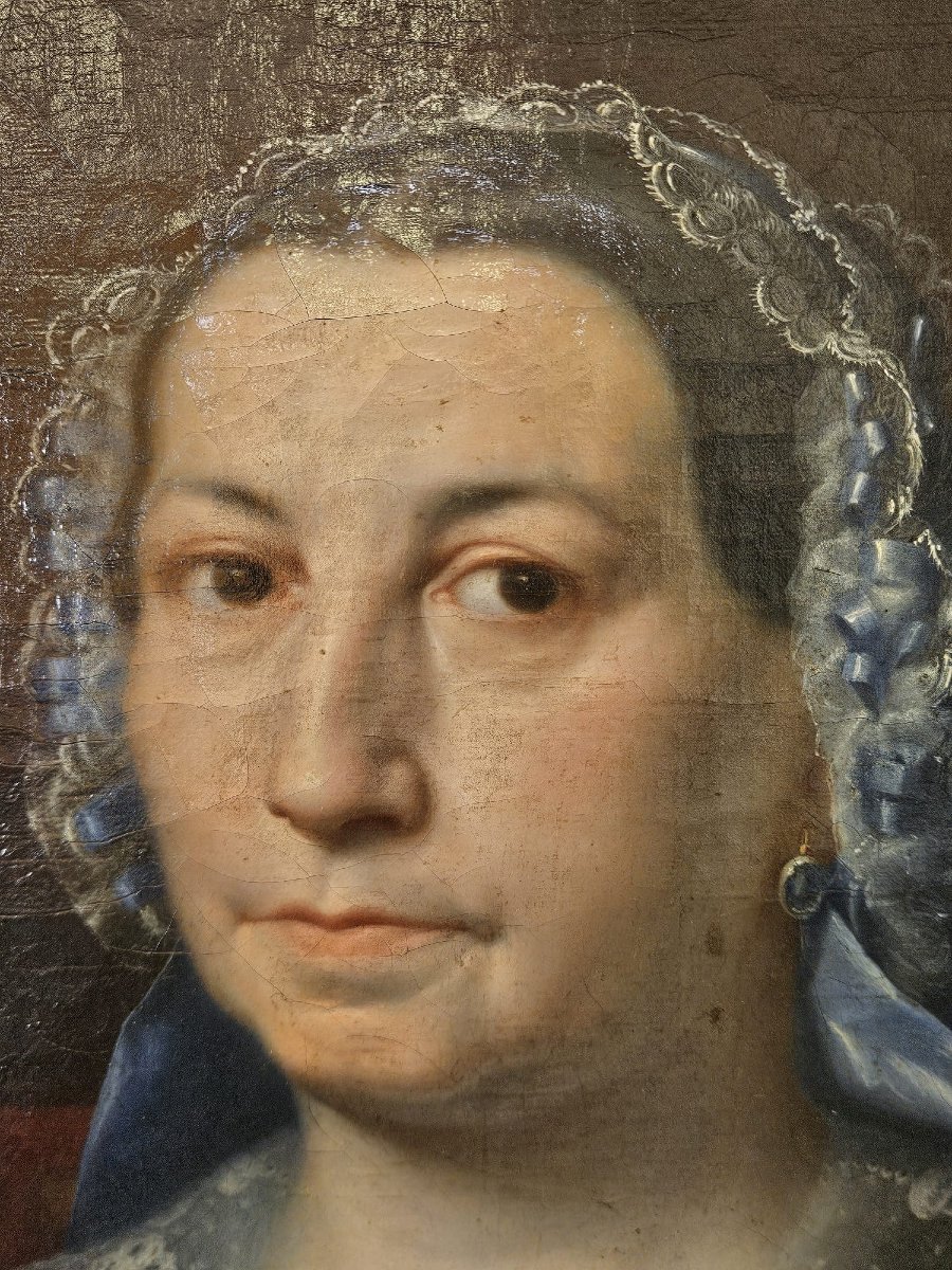 Ritratto di gentildonna con libro – Scuola del XIX secolo-photo-4