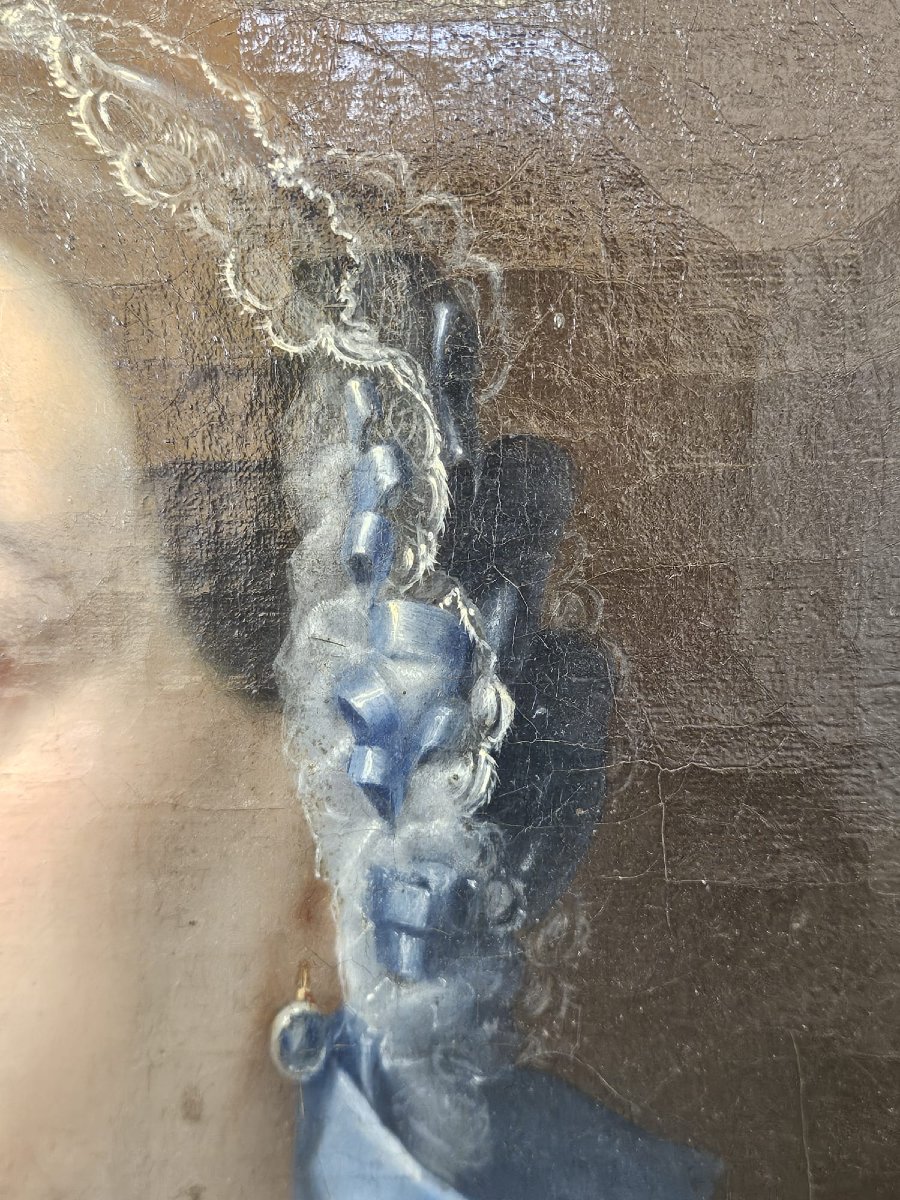 Ritratto di gentildonna con libro – Scuola del XIX secolo-photo-4
