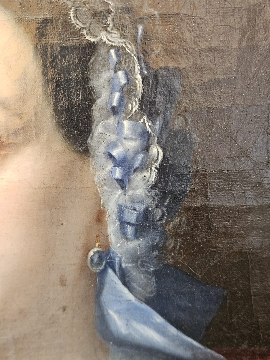 Ritratto di gentildonna con libro – Scuola del XIX secolo-photo-5