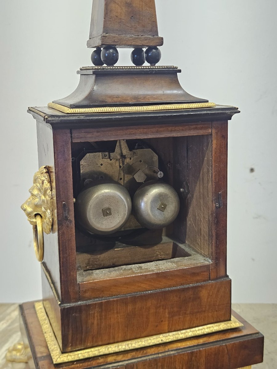 Orologio da tavolo neoclassico austriaco, primi anni del XIX secolo-photo-3