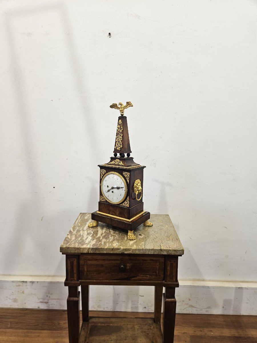 Orologio da tavolo neoclassico austriaco, primi anni del XIX secolo-photo-1