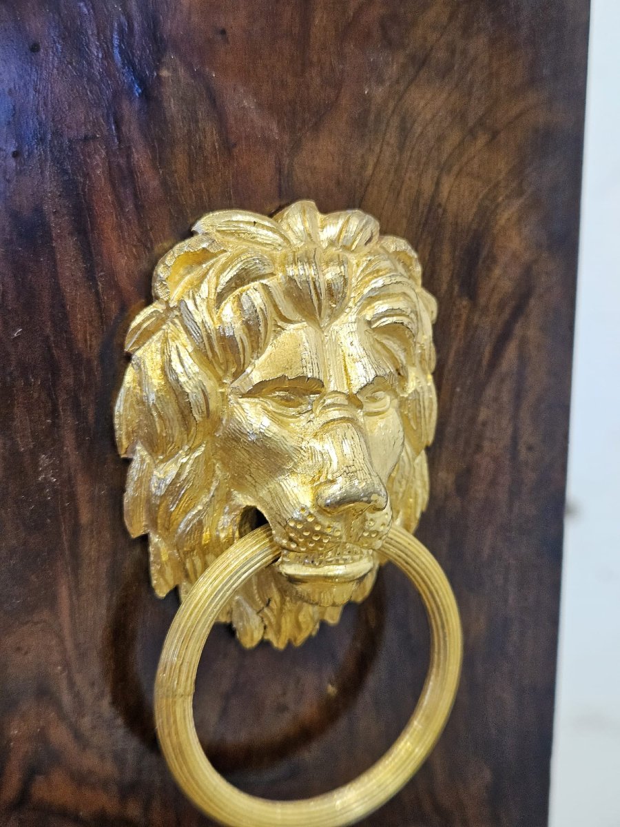 Orologio da tavolo neoclassico austriaco, primi anni del XIX secolo-photo-3