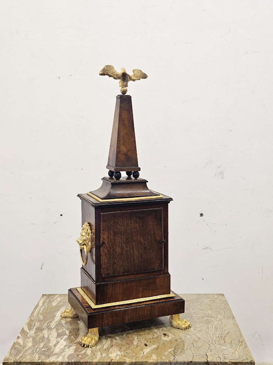 Orologio da tavolo neoclassico austriaco, primi anni del XIX secolo-photo-4