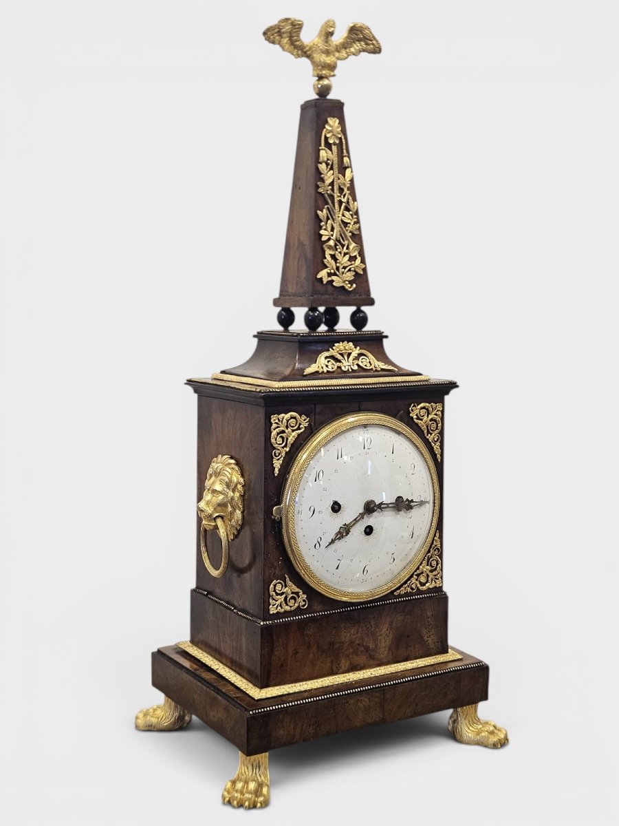 Orologio da tavolo neoclassico austriaco, primi anni del XIX secolo