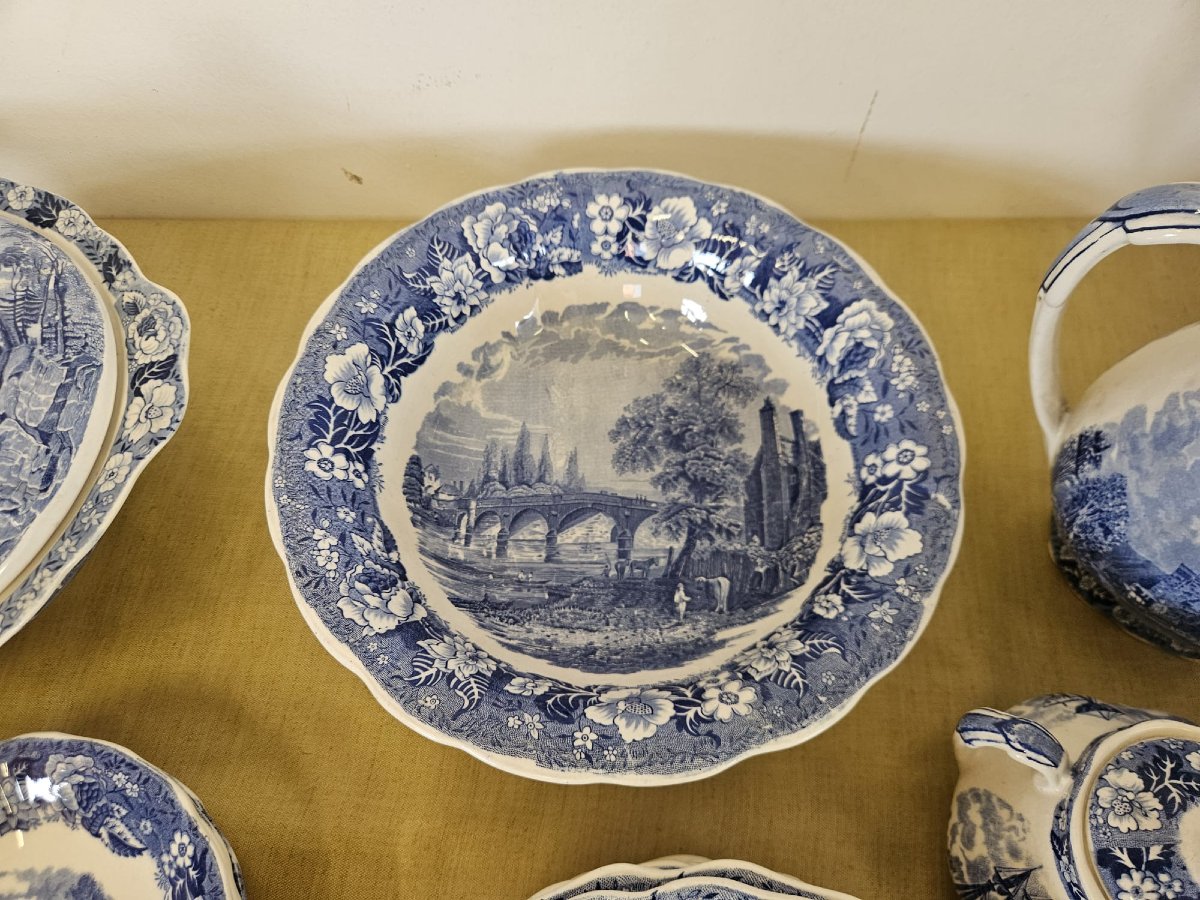 Servizio da tavola “Thames River Scenes ” – Palissy Pottery England-photo-1