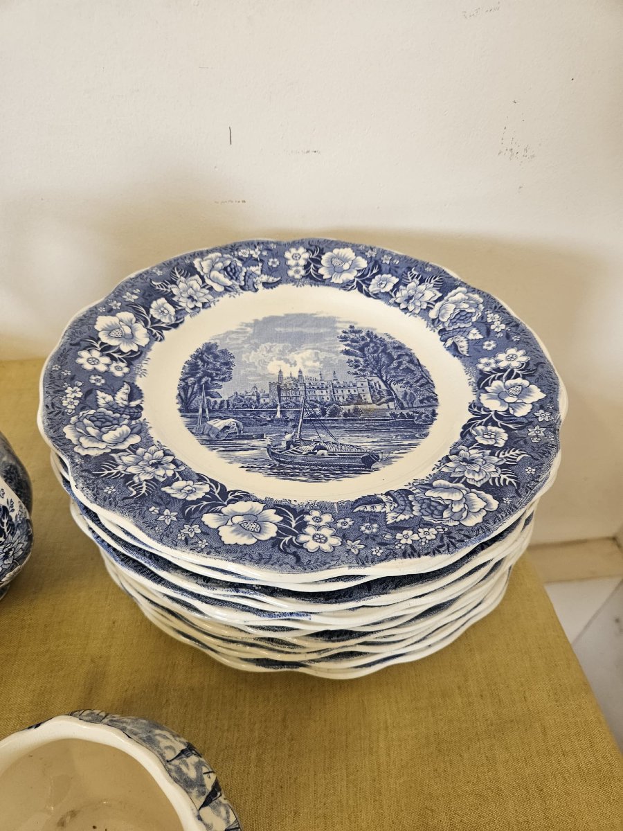 Servizio da tavola “Thames River Scenes ” – Palissy Pottery England-photo-4