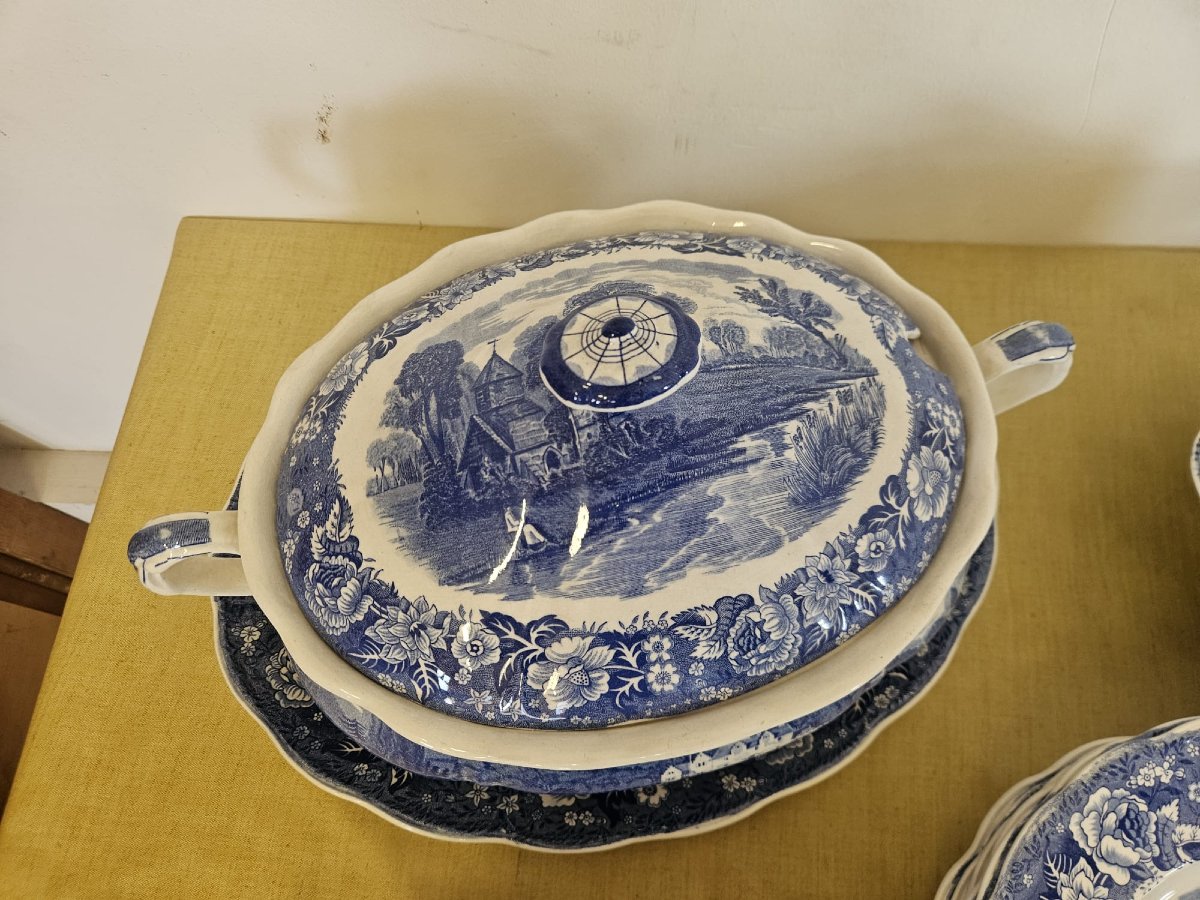 Servizio da tavola “Thames River Scenes ” – Palissy Pottery England-photo-6