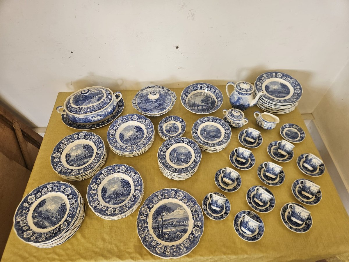 Servizio da tavola “Thames River Scenes ” – Palissy Pottery England-photo-7