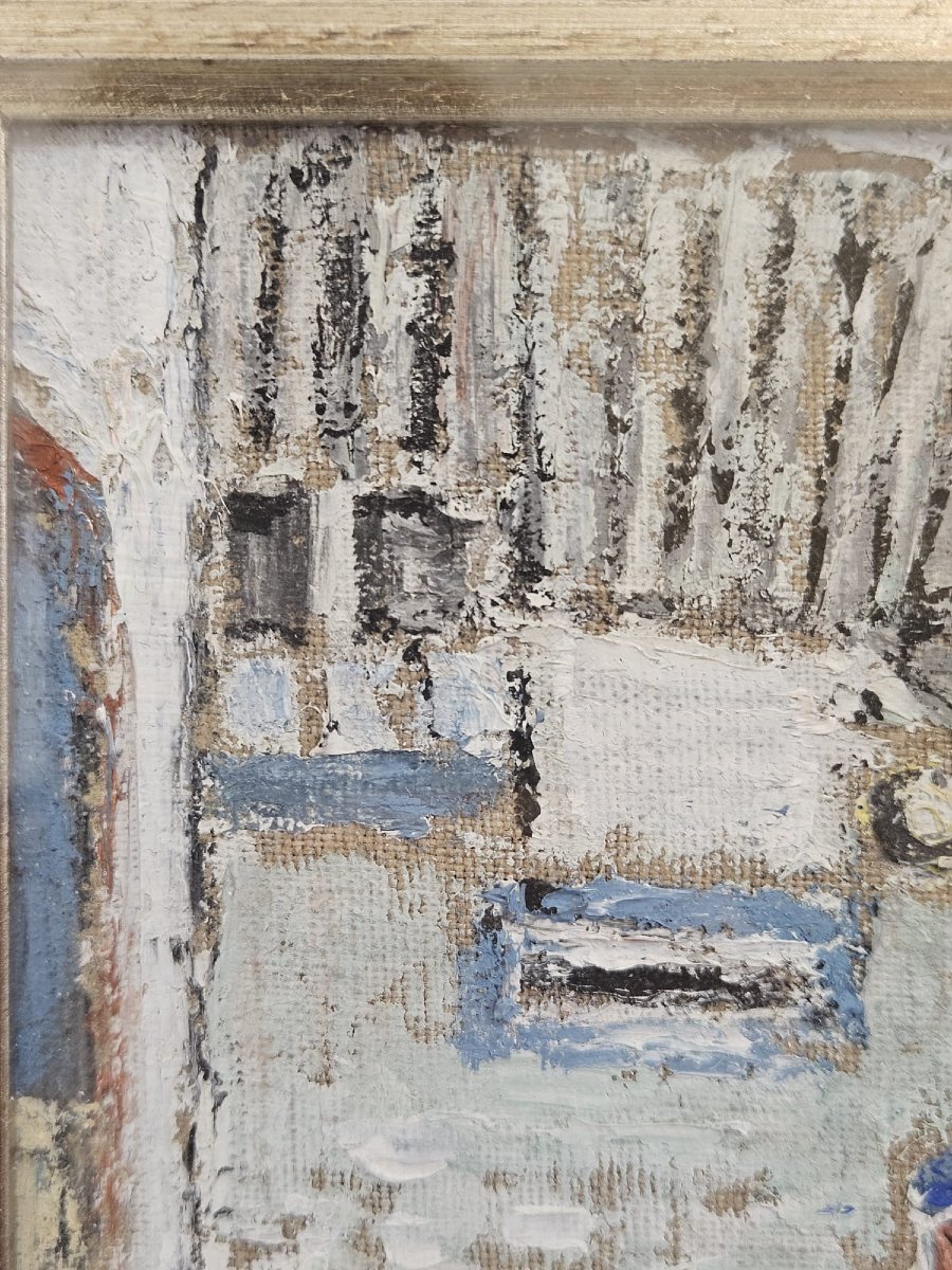 Orfeo Tamburi (1910-1994) – Interno con figura 1982-photo-2