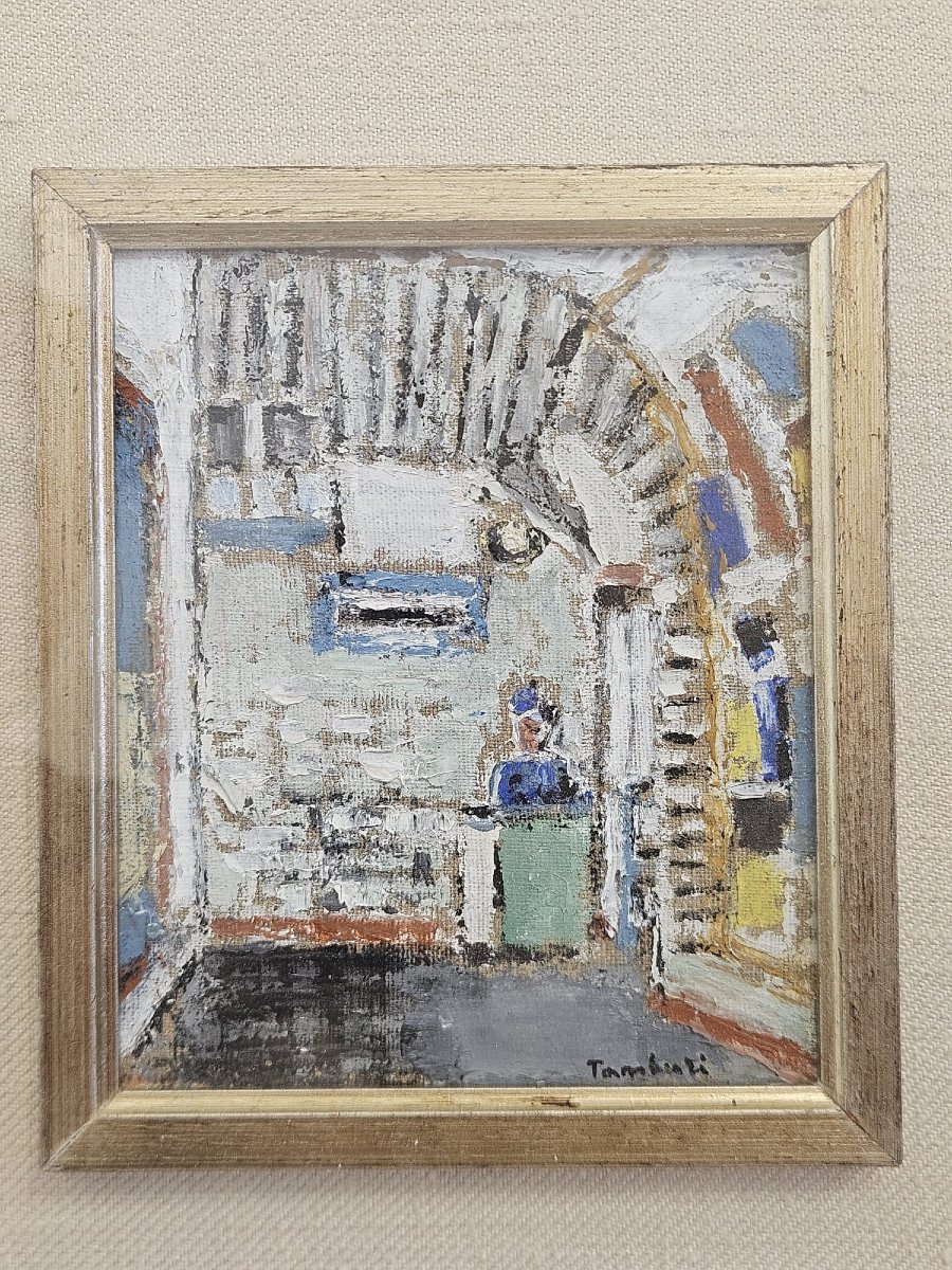 Orfeo Tamburi (1910-1994) – Interno con figura 1982-photo-3